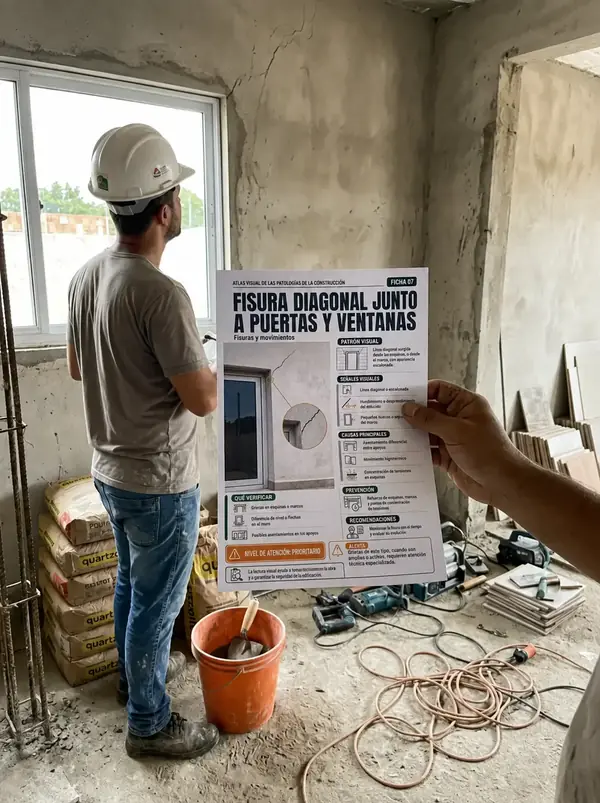 Atlas Visual de Patologías Constructivas en uso durante una visita técnica